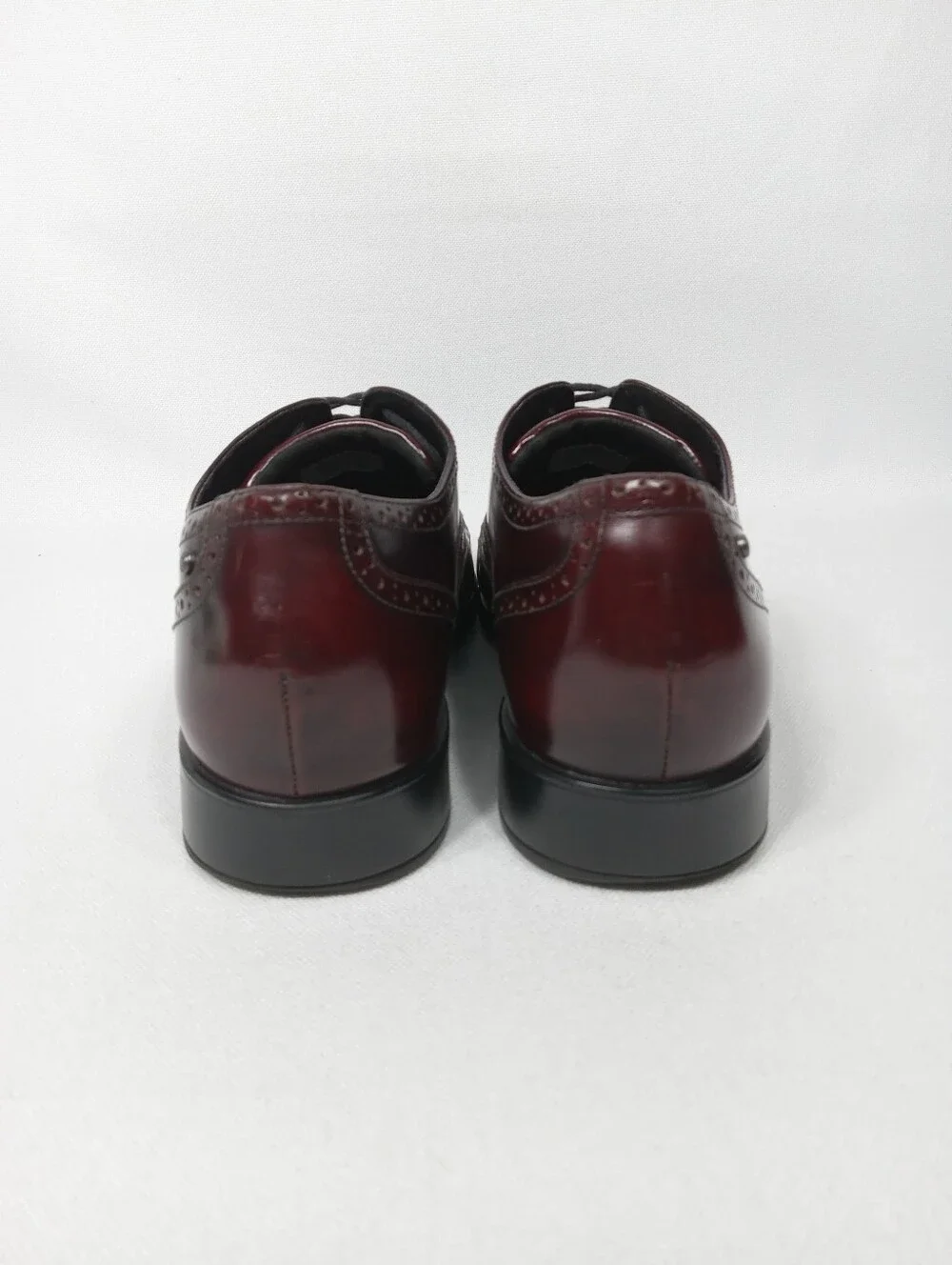ROCKPORT Classic Men’s Wingtip Oxford Dress Shoes In Burgundy Size 10